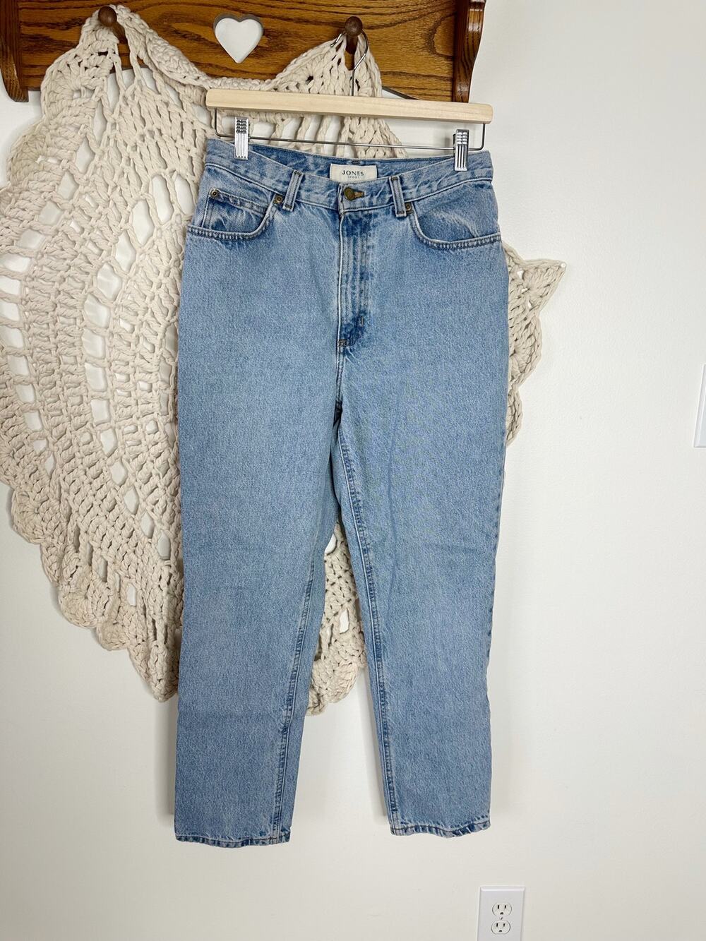 Jones New York 90s Butter Mom Vintage 100% Cotton Denim Jeans Size 6/28